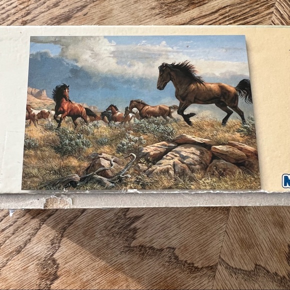 Wild Horse Mustang Jigsaw Puzzle The Distant Thunder Horse 2008 - Picture 6 of 11